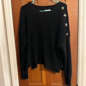 Jolie and Joy, size XL, black sweater